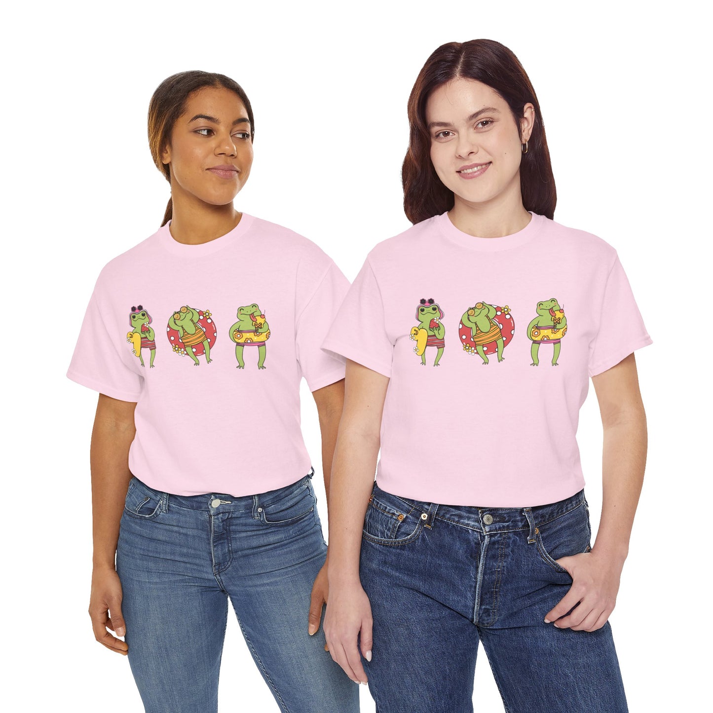 Frog Summer Vibes Graphic T-Shirt