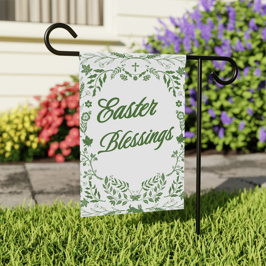 Easter Blessings Garden Flag/Banner