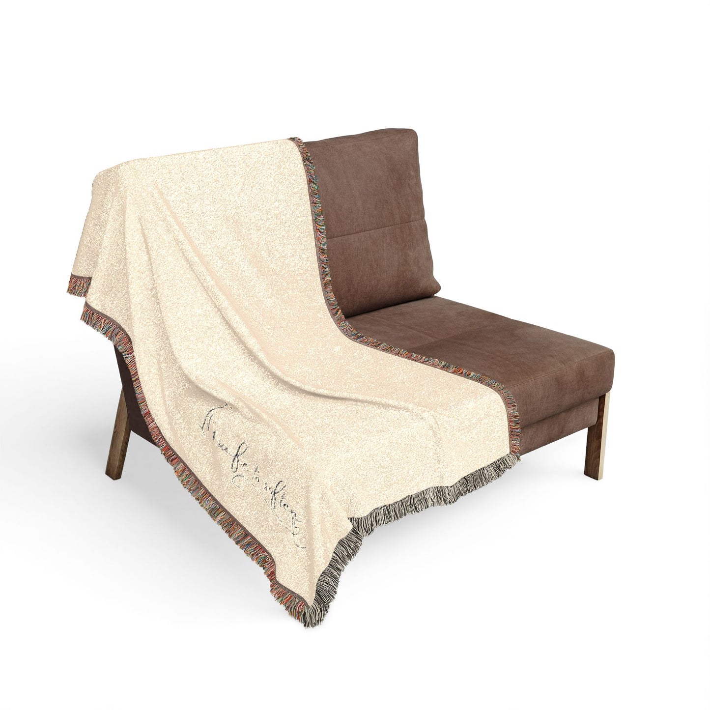 City Skyline Woven Blanket — Minimal Urban Throw