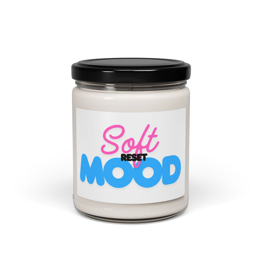 Jar labeled 'Soft Reset Mood' on a white background
