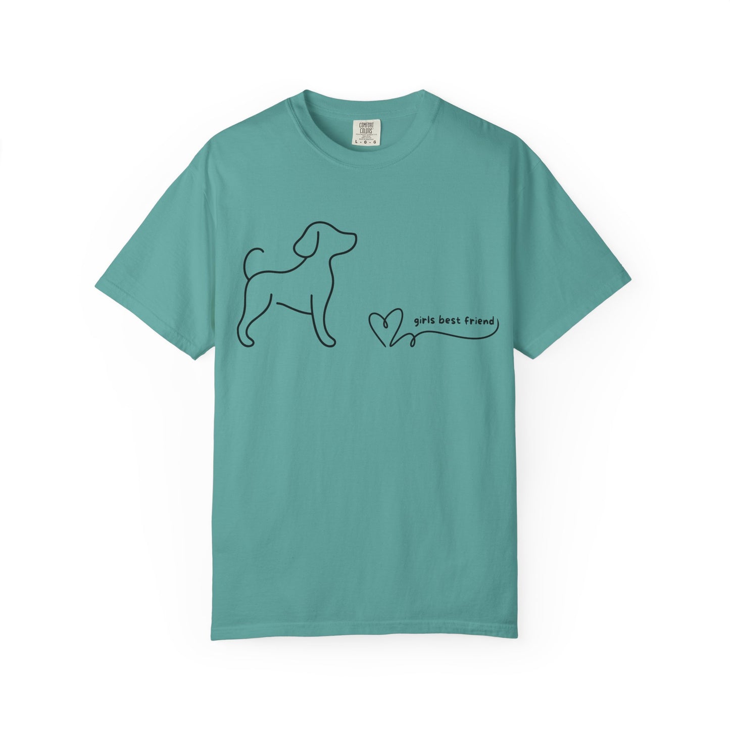 Dog T-Shirt — "Girl's best friend" Minimalist Tee