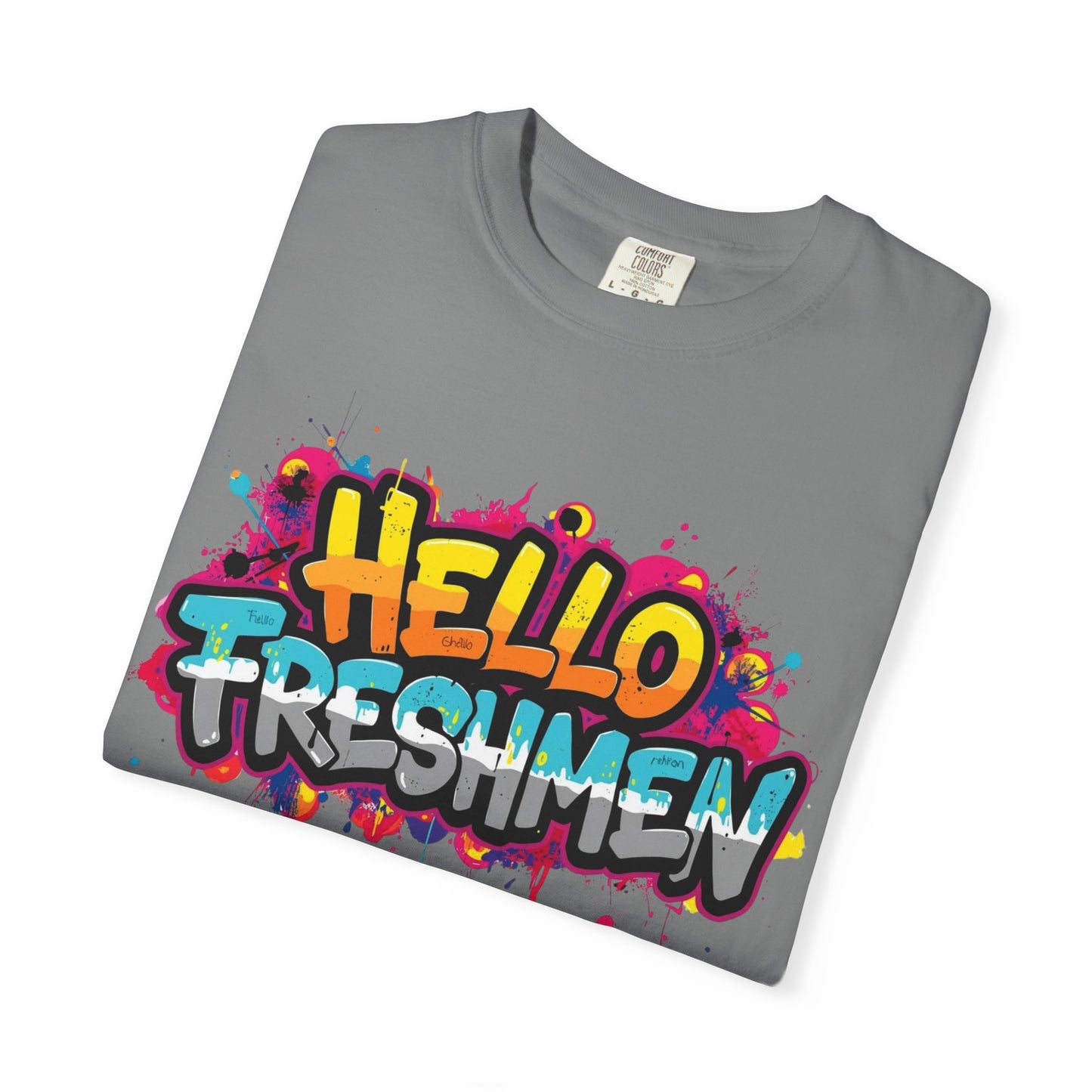 Hello Freshmen Graffiti Teacher T-Shirt