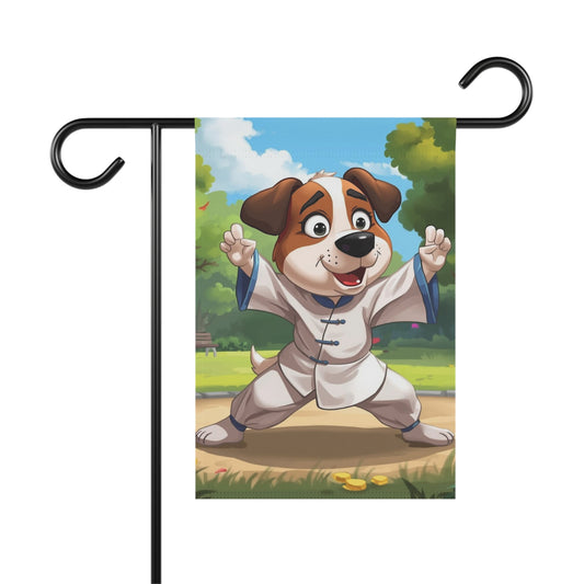 Martial Arts Dog Garden Flag/House Banner