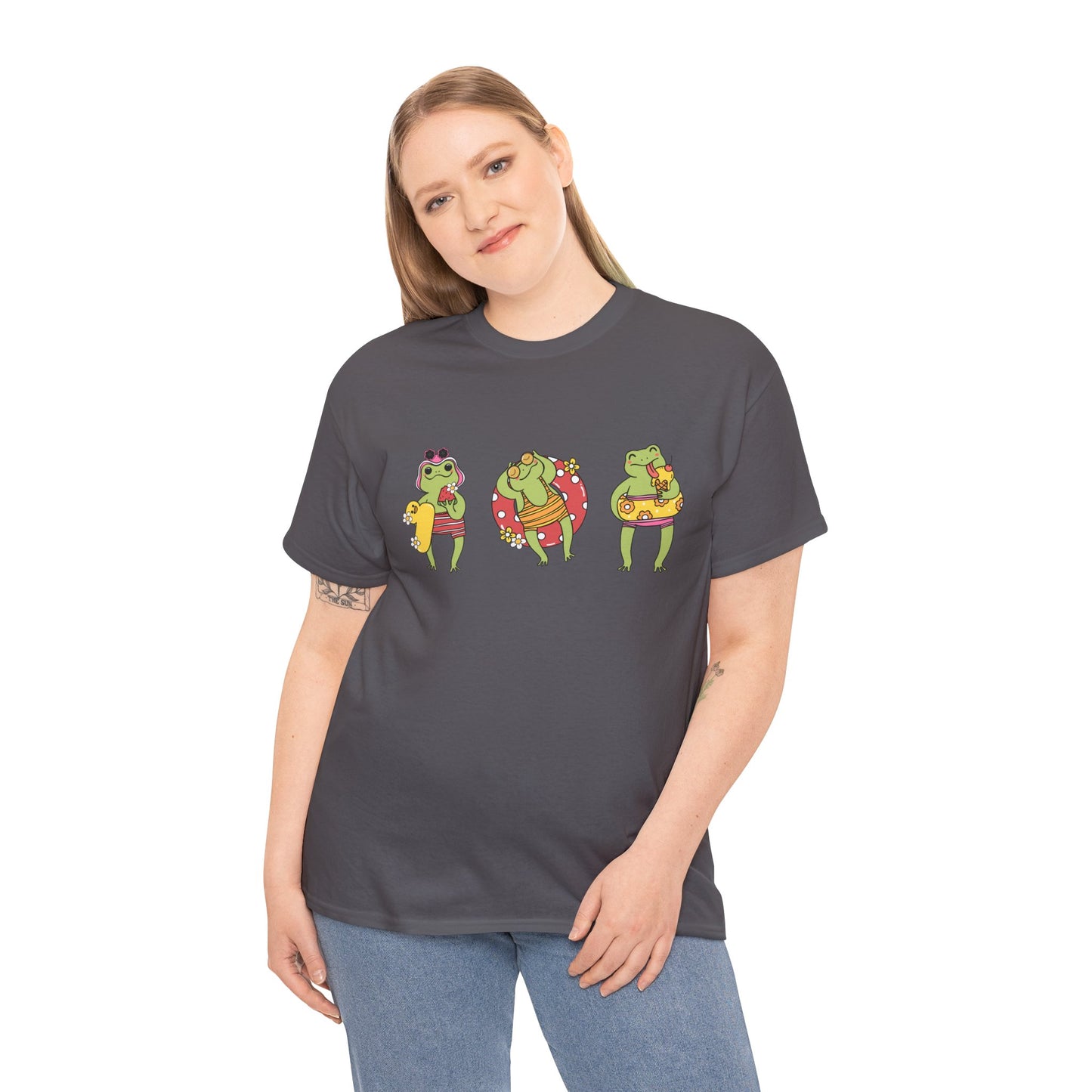 Frog Summer Vibes Graphic T-Shirt