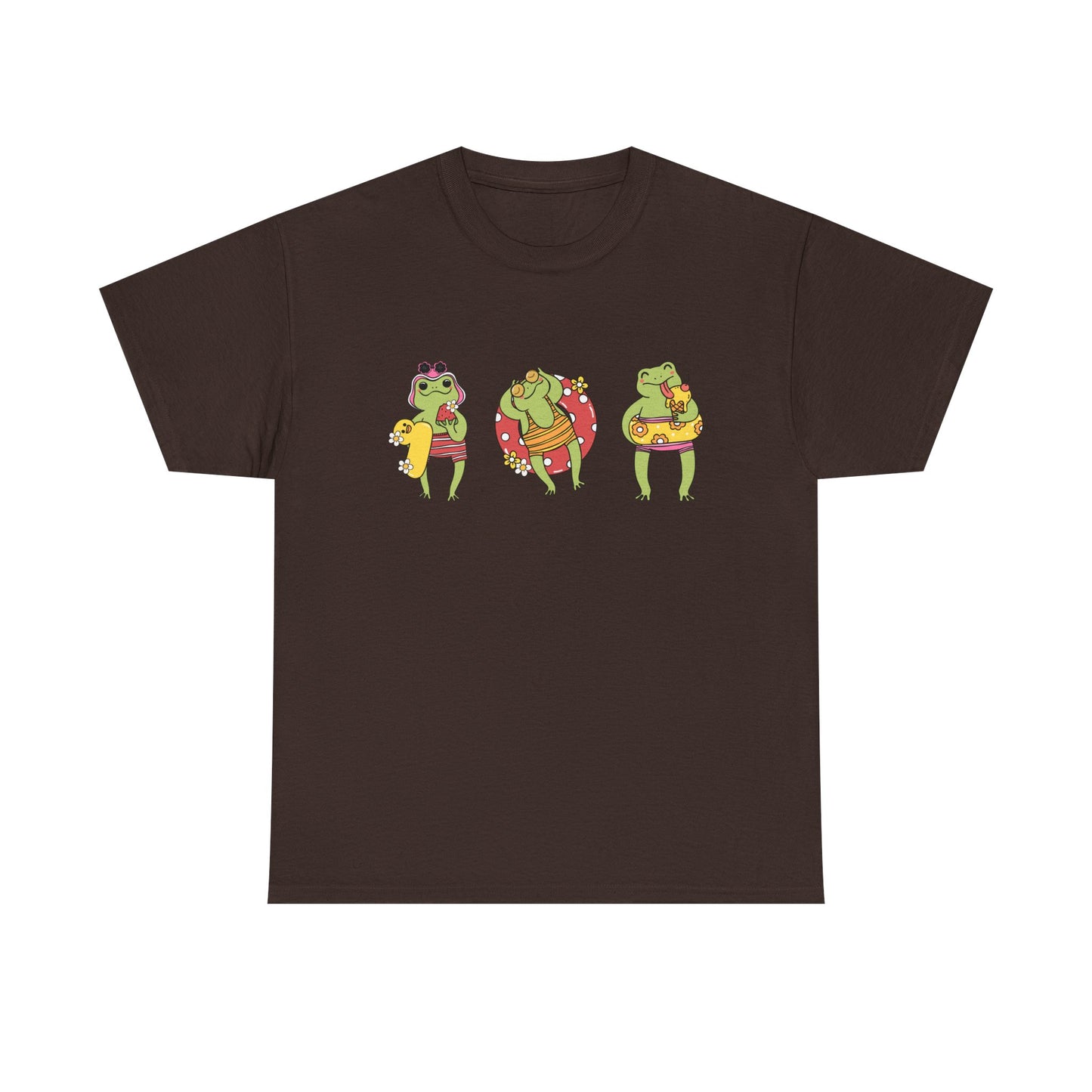 Frog Summer Vibes Graphic T-Shirt