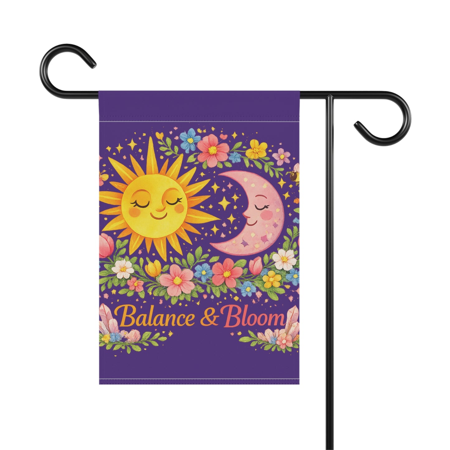 Balance & Bloom Garden Flag/House Banner