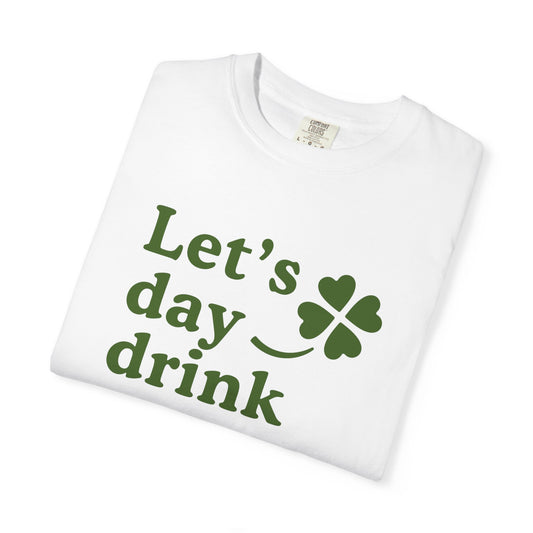Let's Day Drink Shamrock T-Shirt for St. Patrick's Day