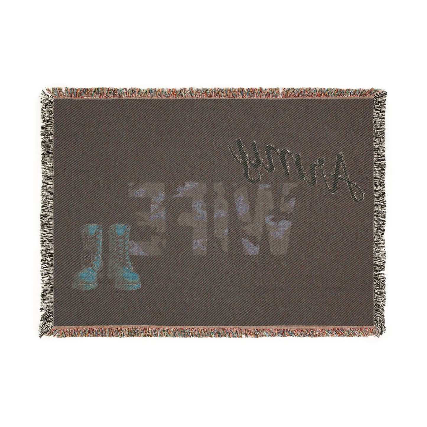 Army Wife Woven Blanket