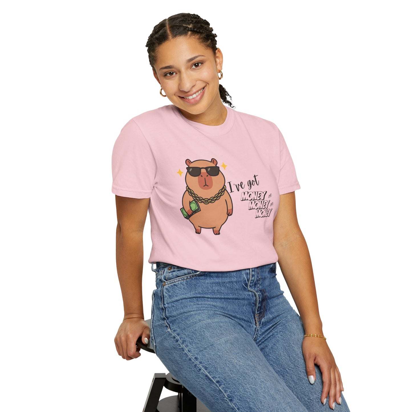 Capybara T-Shirt — "I’ve Got Money" Cute Graphic T-Shirt
