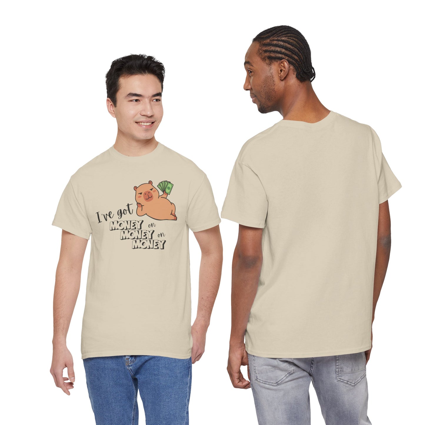 "I’ve got money on money on money" Capybara Graphic T-Shirt