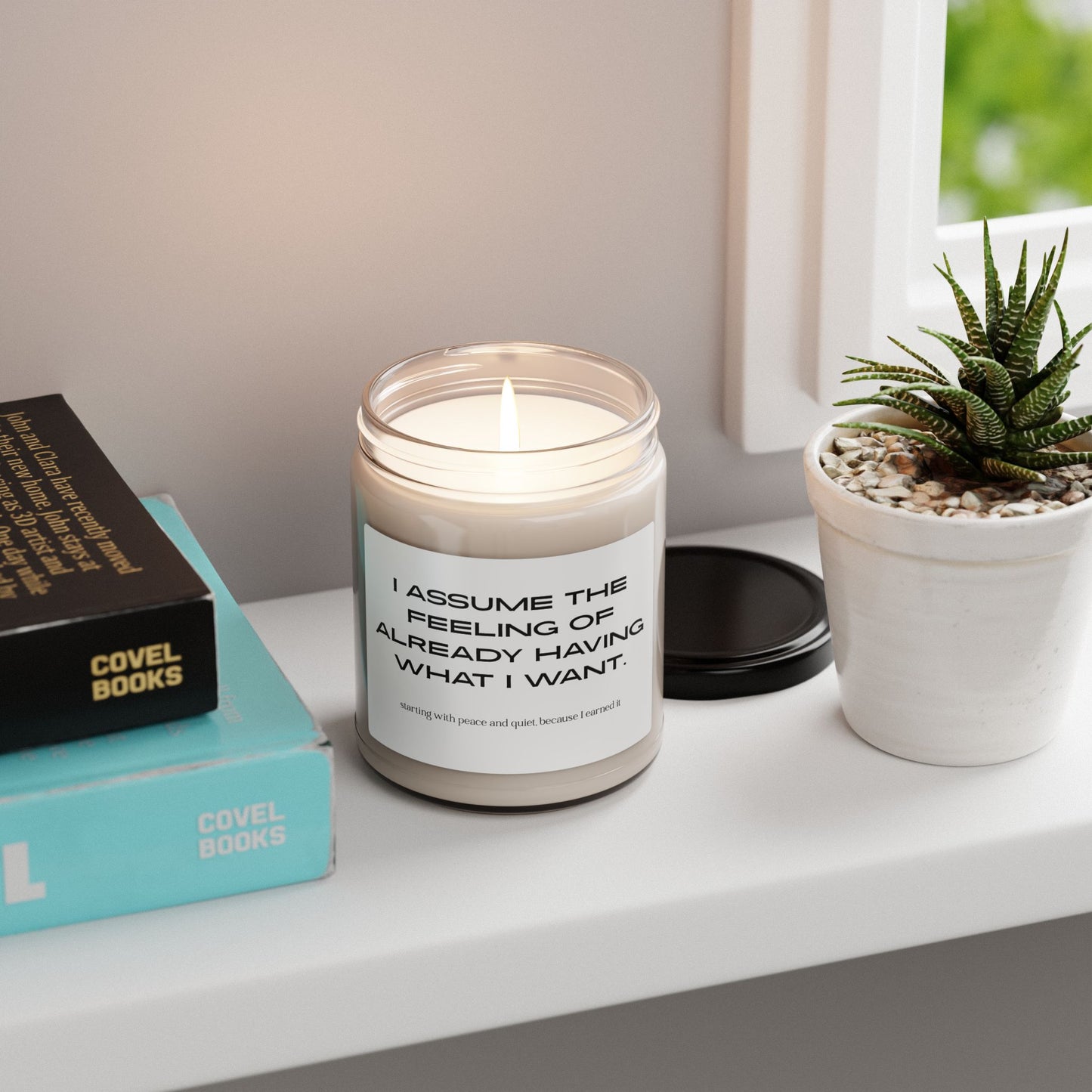 "Assume the Feeling" | Soy Candle | 9oz Jar