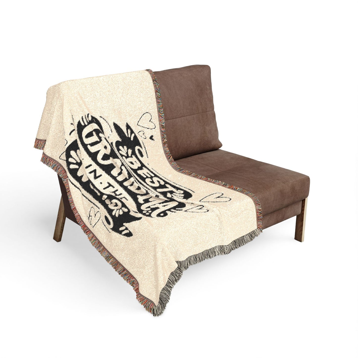 "Best Grandma in the World" Woven Throw | Mother's Day Gift