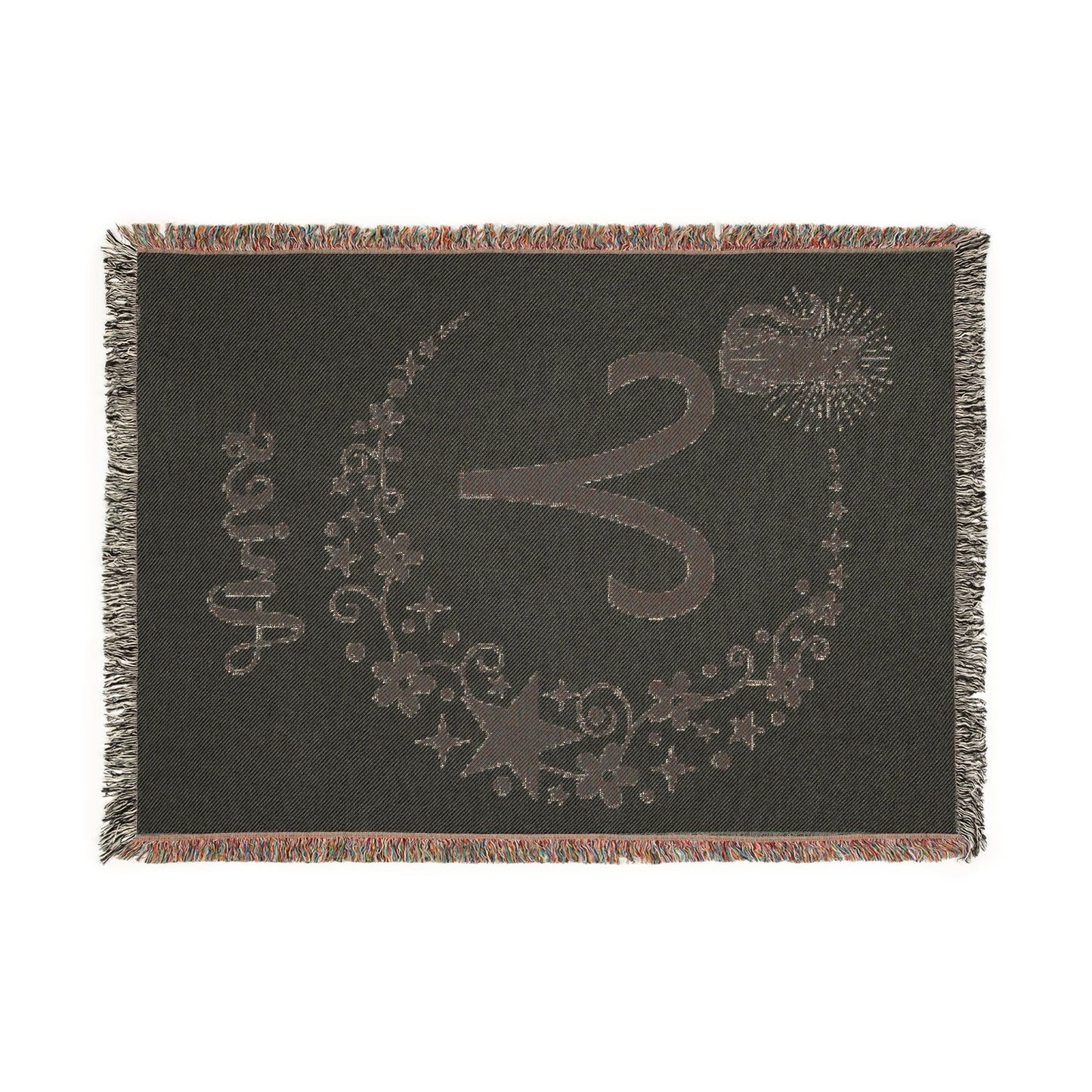 Aries Zodiac Woven Blanket/Throw