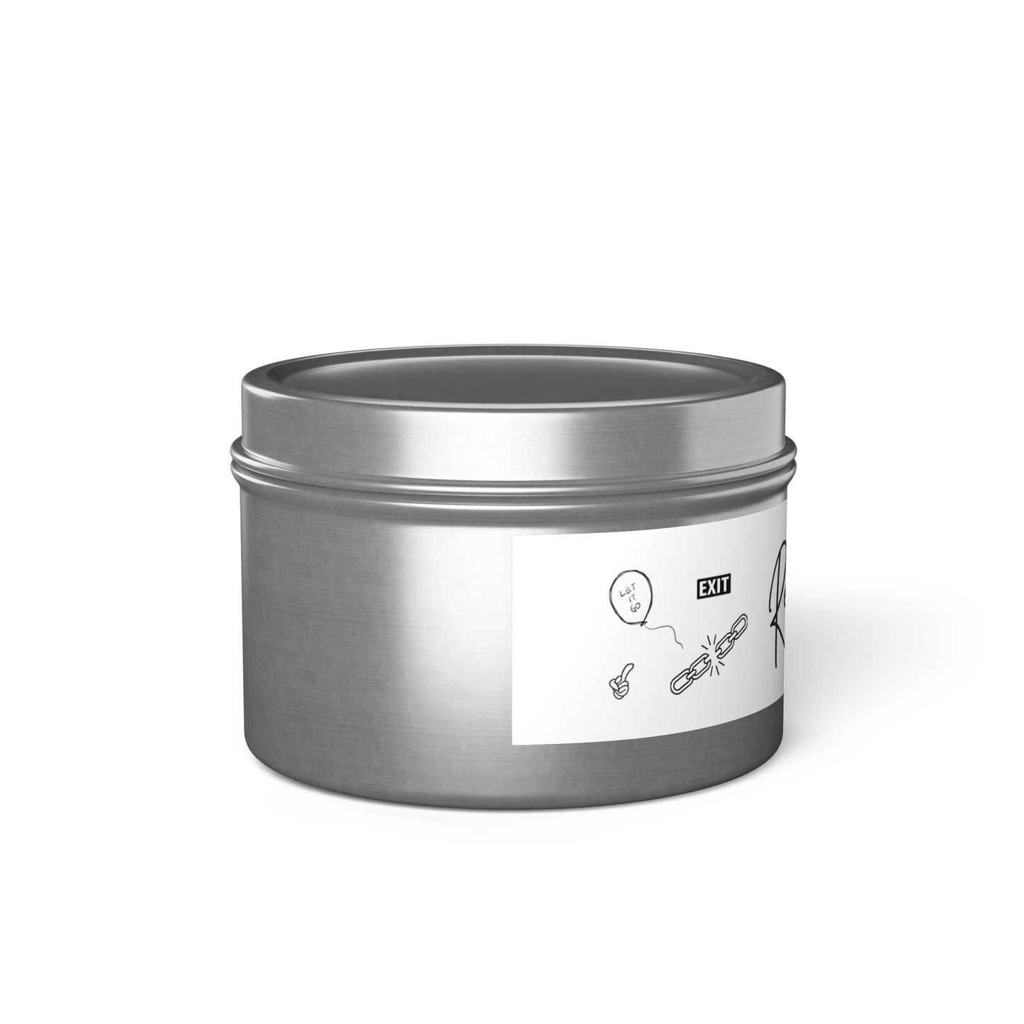 Small Soy Candle in Tin - "Release What No Longer Serves" (4oz)