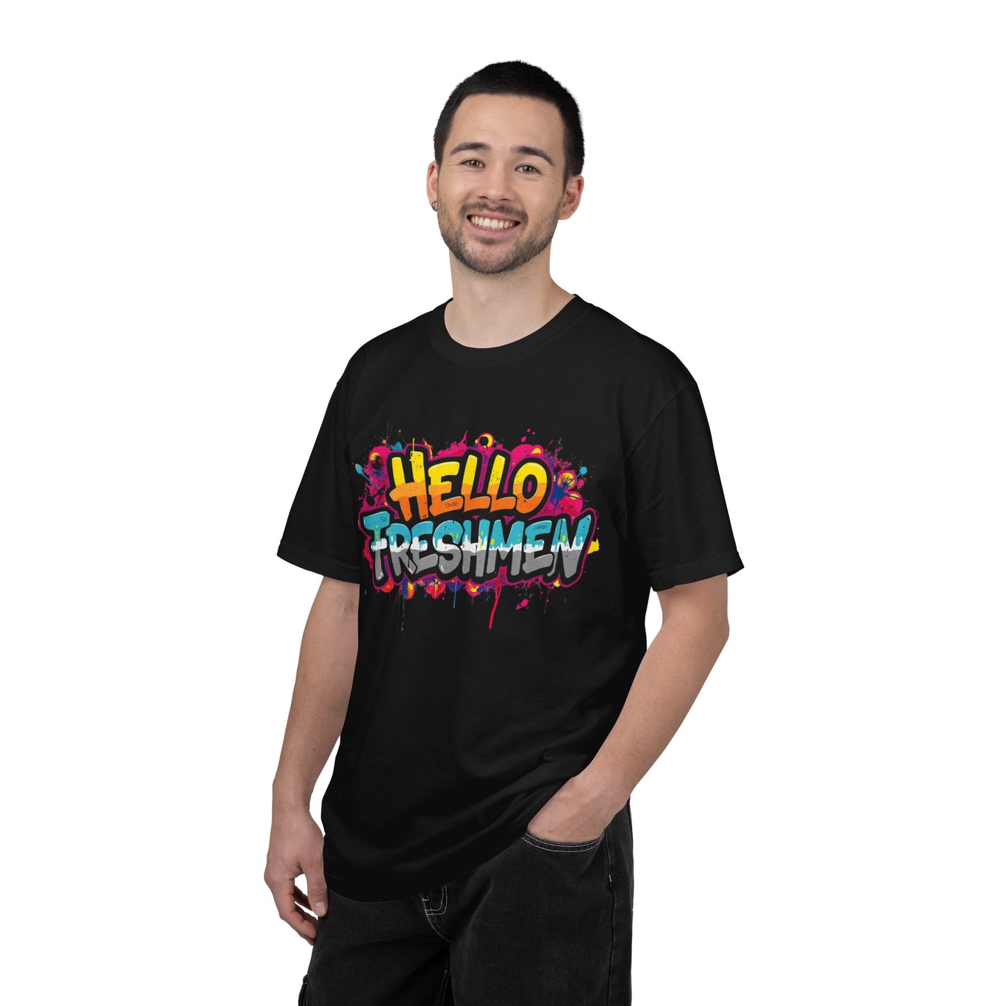Hello Freshmen Graffiti Teacher T-Shirt