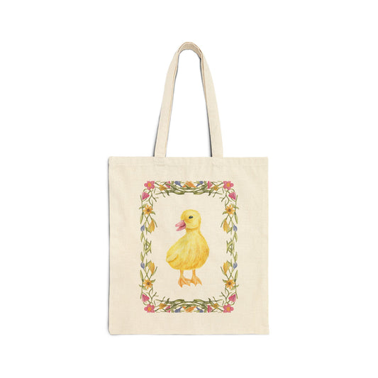 Duckling Floral Tote