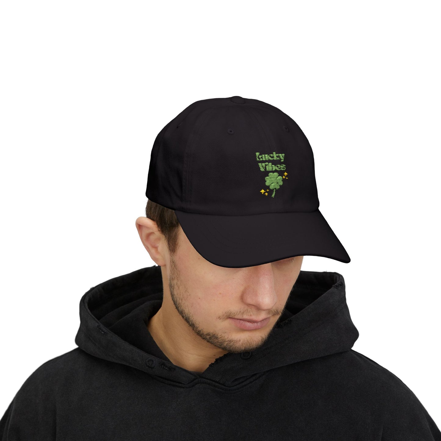 "Lucky Vibez" Shamrock Embroidered St. Patrick’s Day Hat