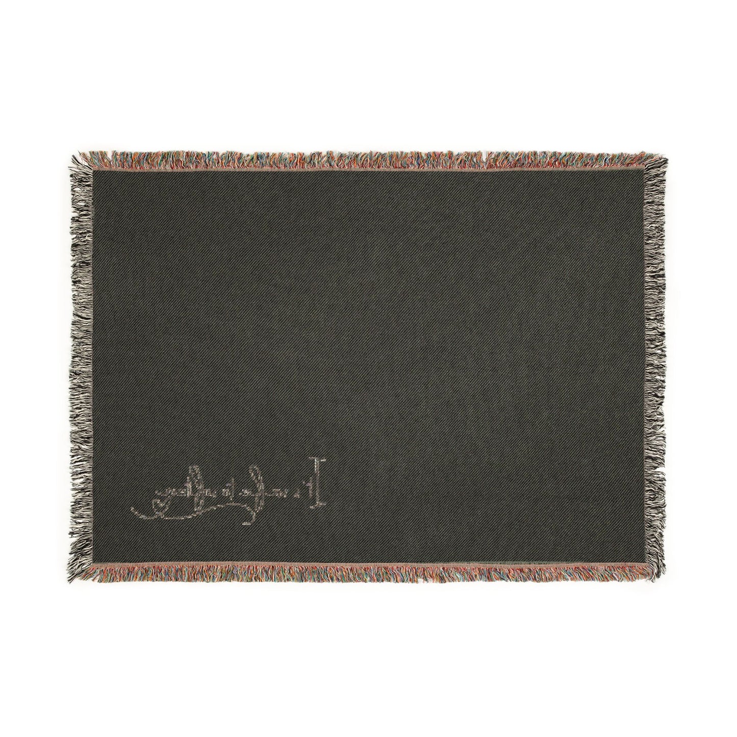 City Skyline Woven Blanket — Minimal Urban Throw