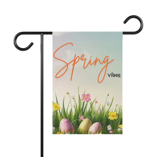 Spring Vibes Garden Flag