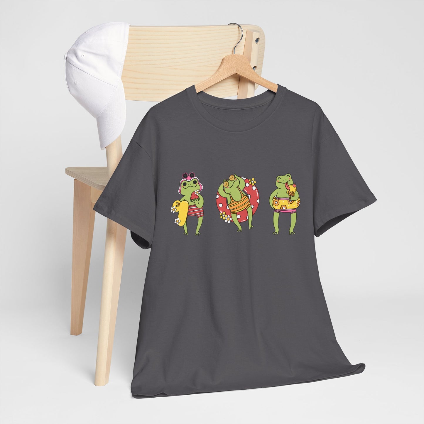 Frog Summer Vibes Graphic T-Shirt