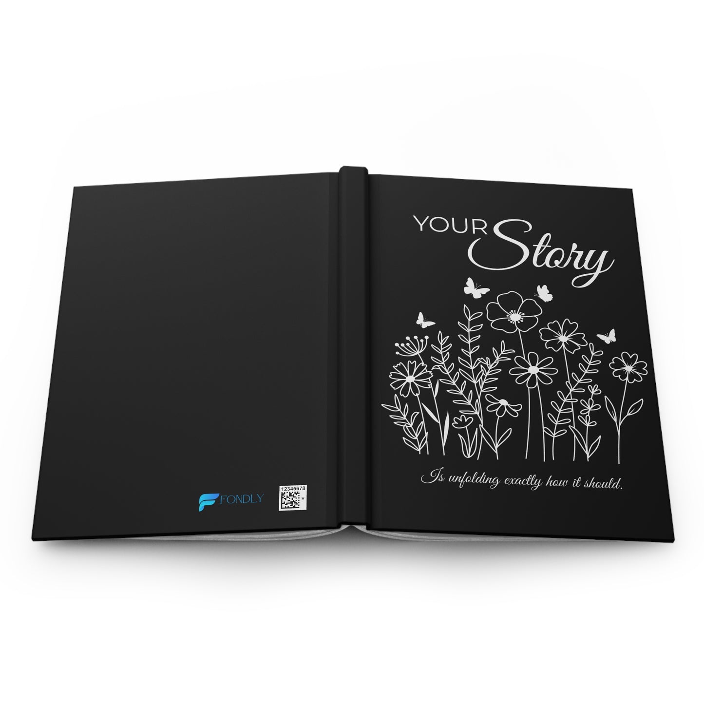 Hardcover Journal — "Your Story" Floral Inspirational Journal | Mother's Day | Graduation