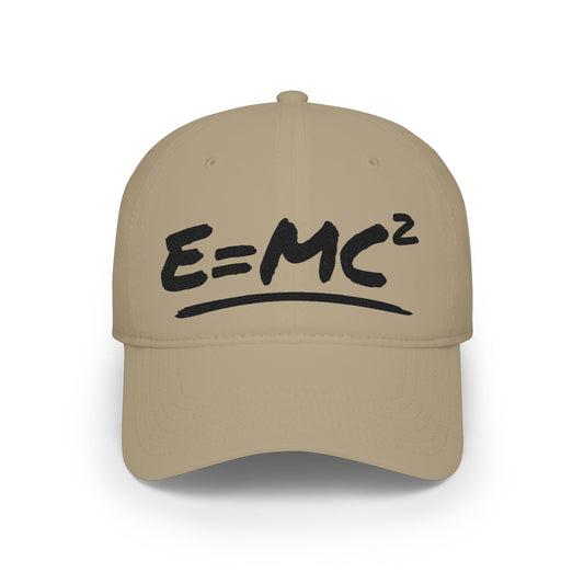 E=MC Embroidered Baseball Cap/Hat - Teacher Gift
