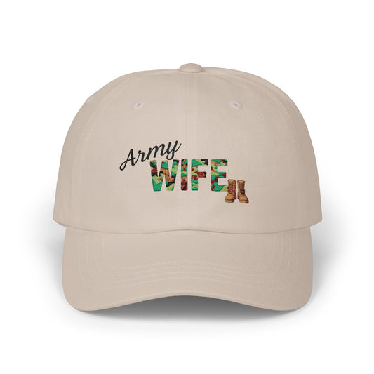 Army Wife Embroidered Baseball Hat