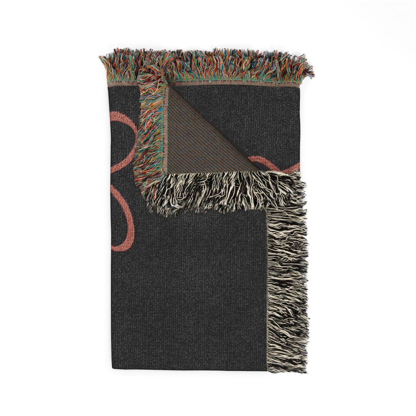 Grandma Est. 2026 BLACK Woven Blanket | New Grandmom Gift