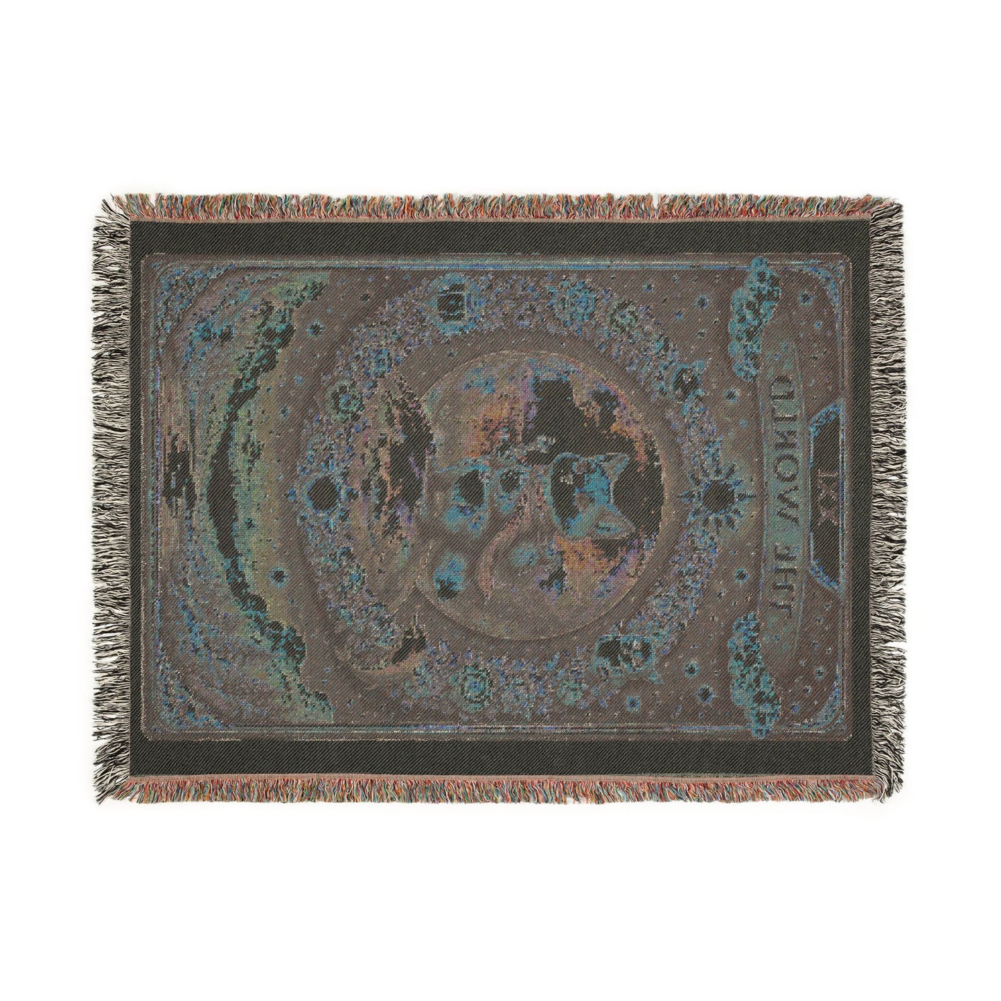 The World Tarot Card Fox Woven Blanket/Throw - 100% Cotton