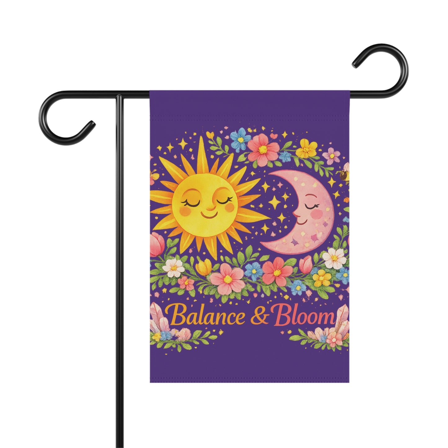 Balance & Bloom Garden Flag/House Banner