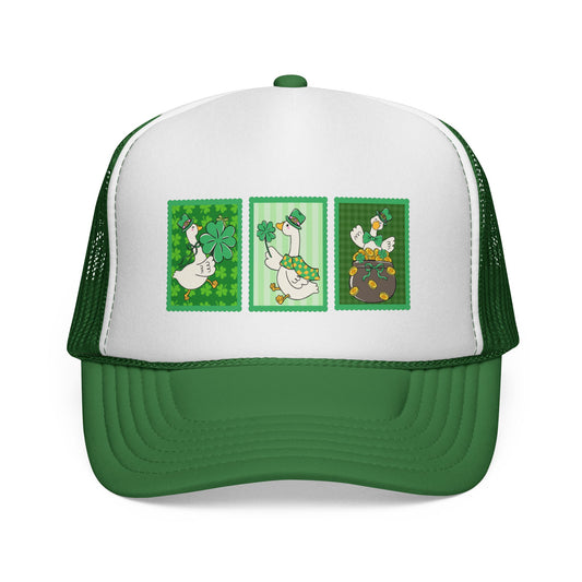 St. Patrick’s Day Lucky Goose Trucker Hat