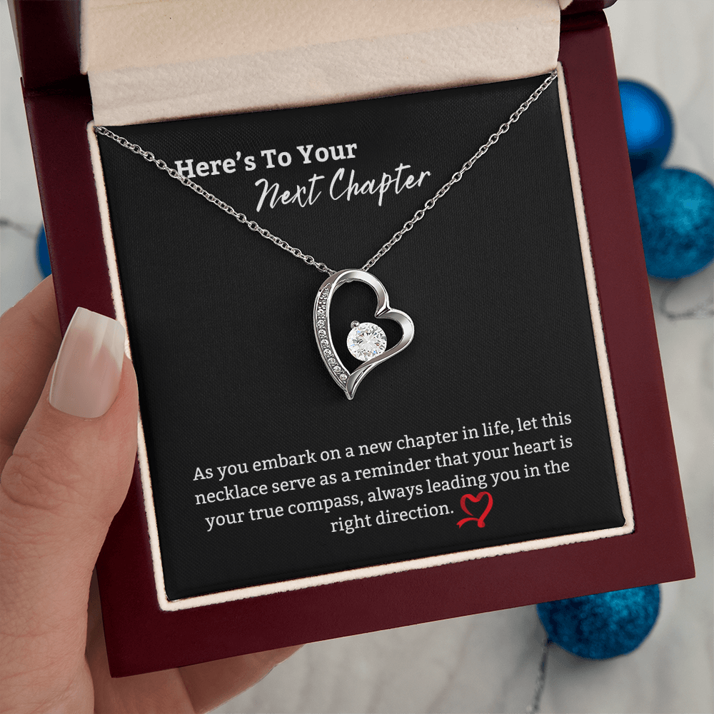 Next Chapter Heart Necklace | Wedding Jewelry | Graduation Gift