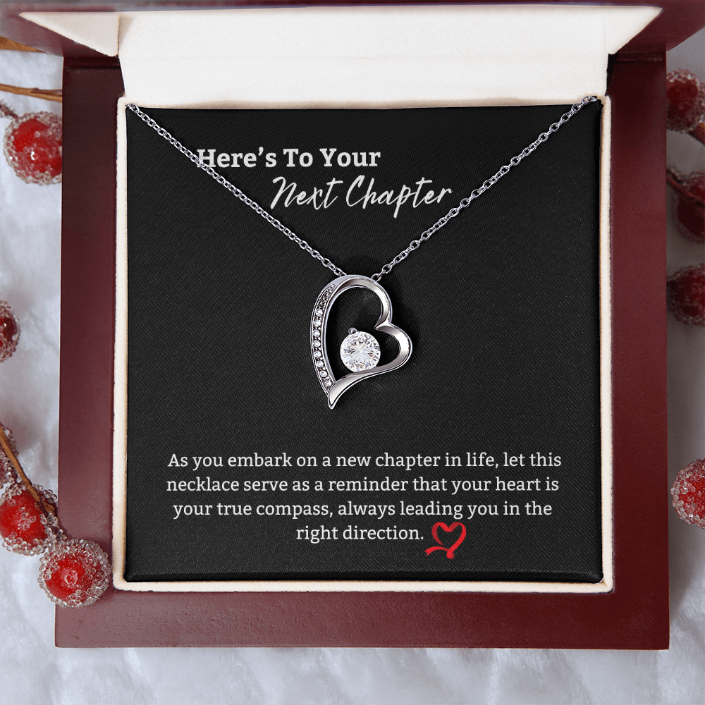 Next Chapter Heart Necklace | Wedding Jewelry | Graduation Gift