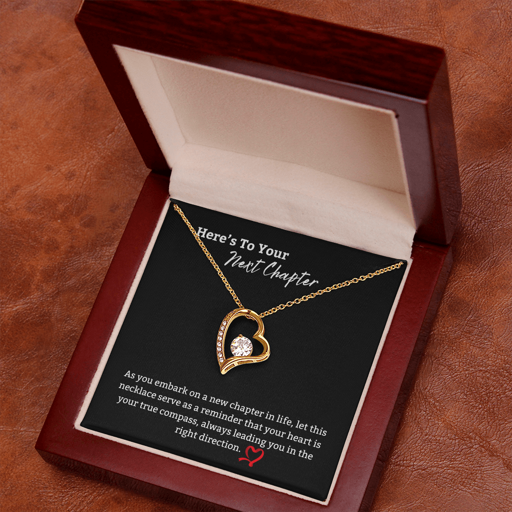 Next Chapter Heart Necklace | Wedding Jewelry | Graduation Gift
