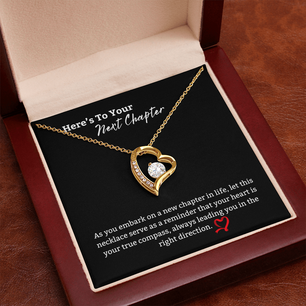 Next Chapter Heart Necklace | Wedding Jewelry | Graduation Gift