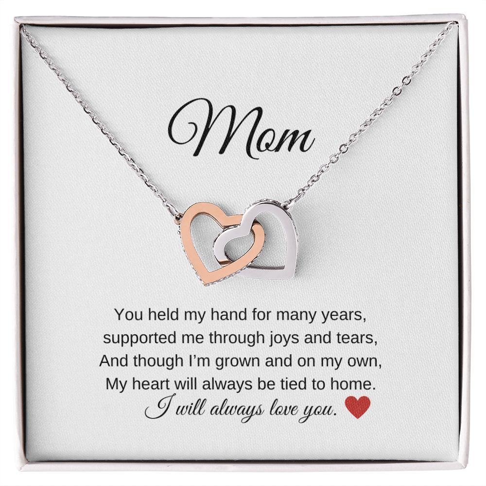 To My Mother | Gift for Mother of The Bride | Gift from Bride | Gift from Daughter Necklace Gift  | Wedding Jewelry gift