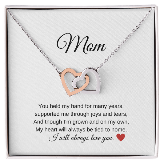 To My Mother | Gift for Mother of The Bride | Gift from Bride | Gift from Daughter Necklace Gift  | Wedding Jewelry gift