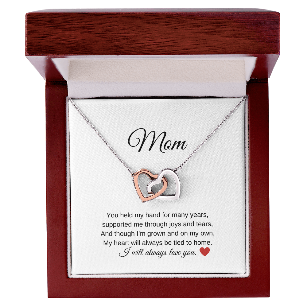 To My Mother | Gift for Mother of The Bride | Gift from Bride | Gift from Daughter Necklace Gift  | Wedding Jewelry gift