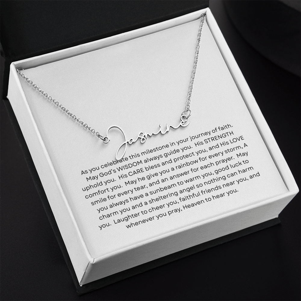 Confirmation Gift - Name Necklace