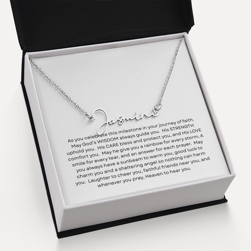 Confirmation Gift - Name Necklace