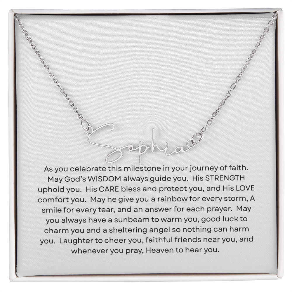 Confirmation Gift - Name Necklace