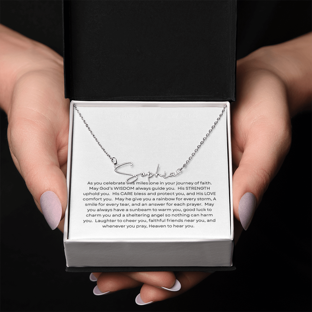 Confirmation Gift - Name Necklace