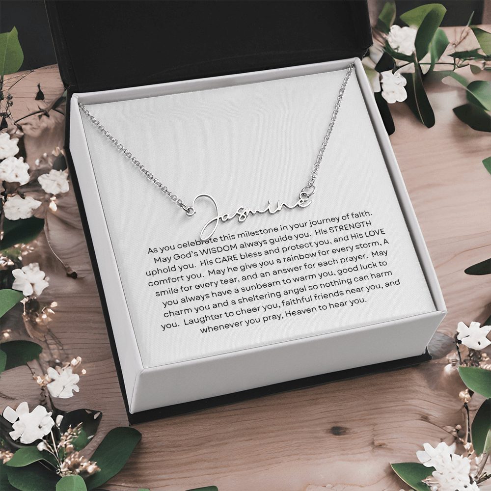 Confirmation Gift - Name Necklace