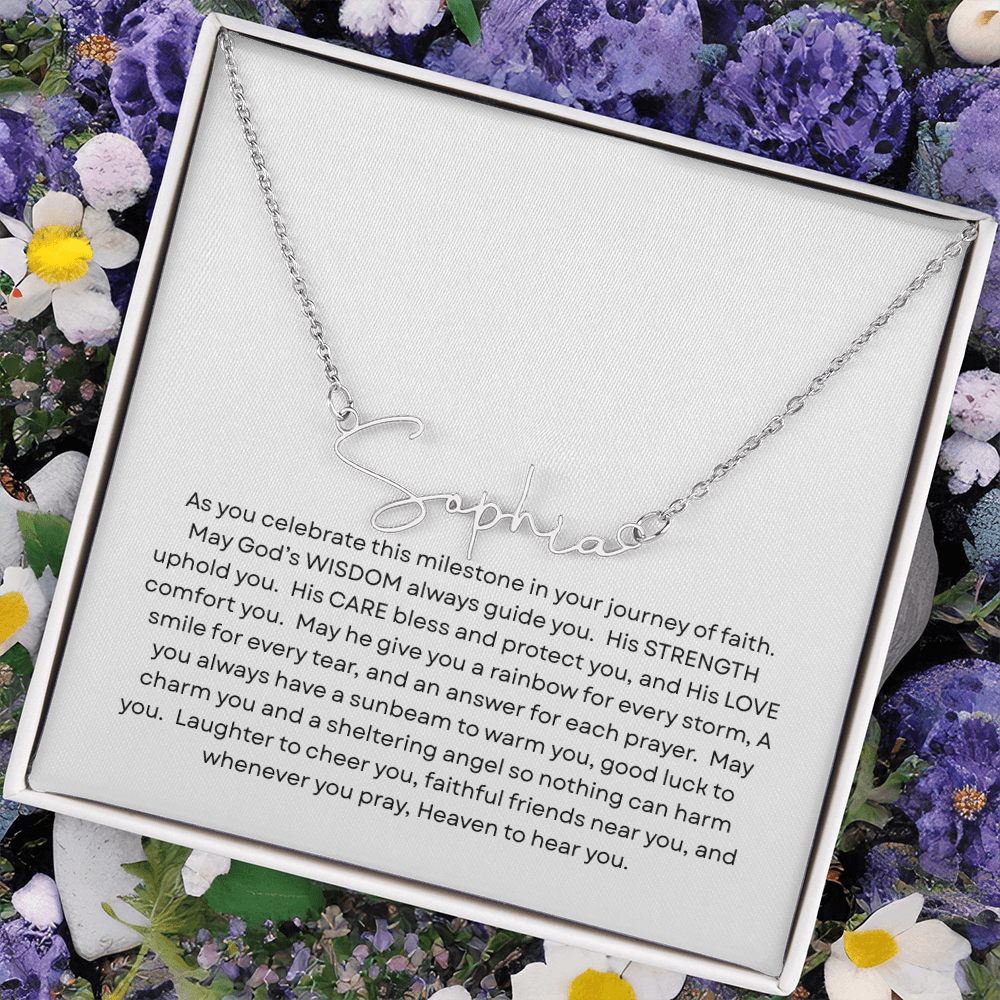 Confirmation Gift - Name Necklace