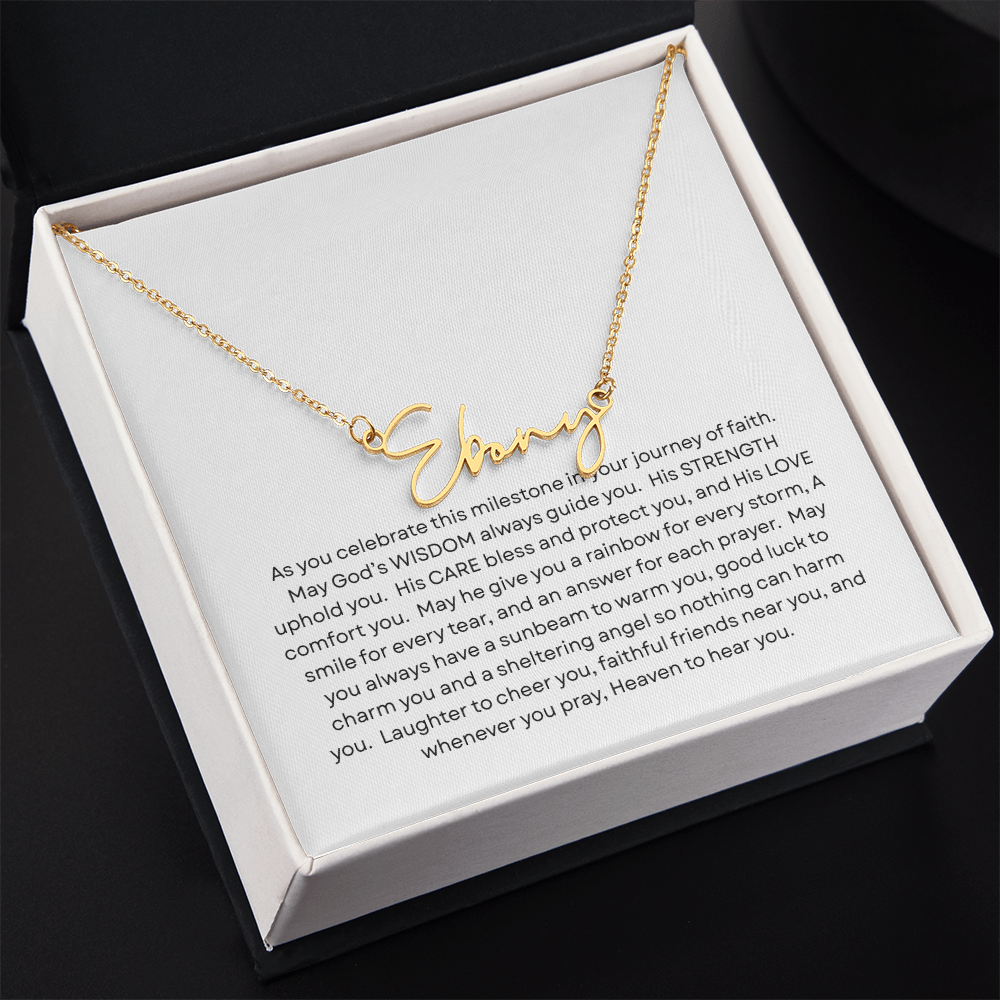 Confirmation Gift - Name Necklace