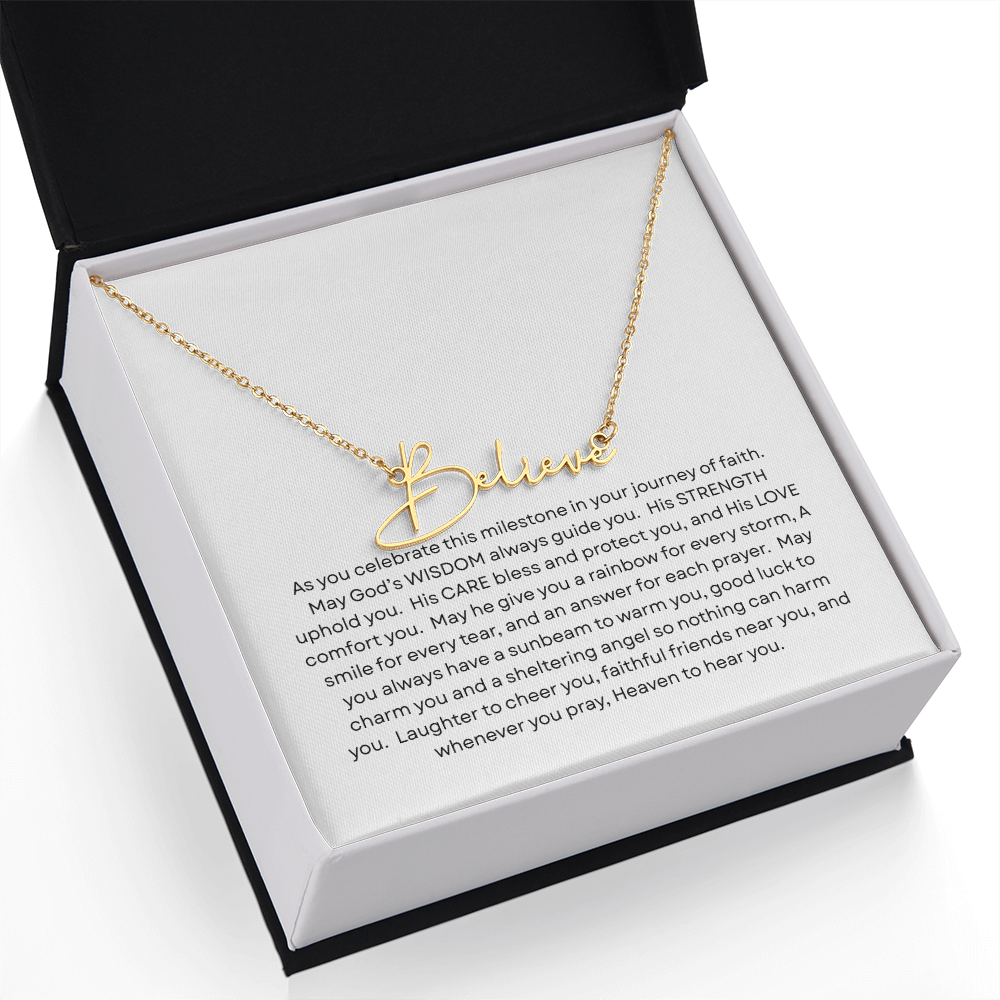 Confirmation Gift - Name Necklace