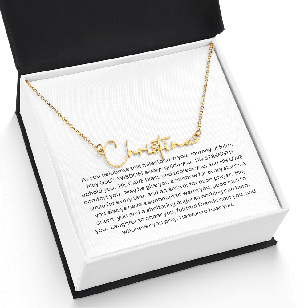 Confirmation Gift - Name Necklace