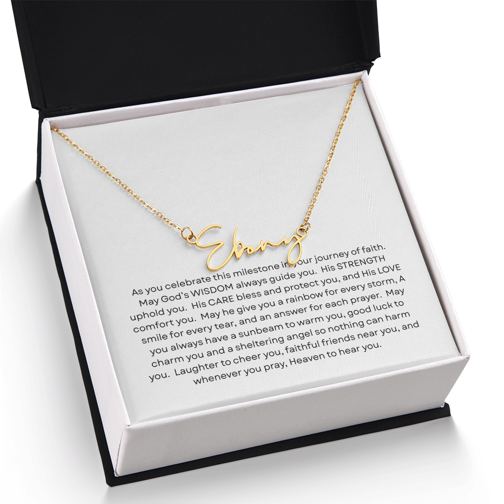 Confirmation Gift - Name Necklace