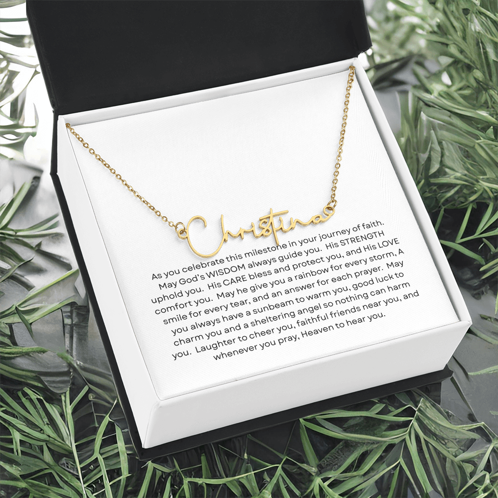 Confirmation Gift - Name Necklace