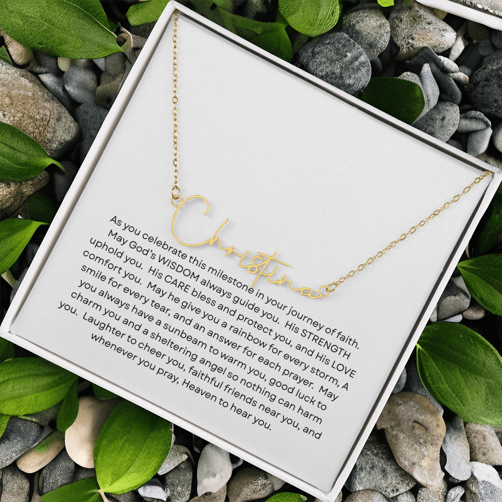 Confirmation Gift - Name Necklace